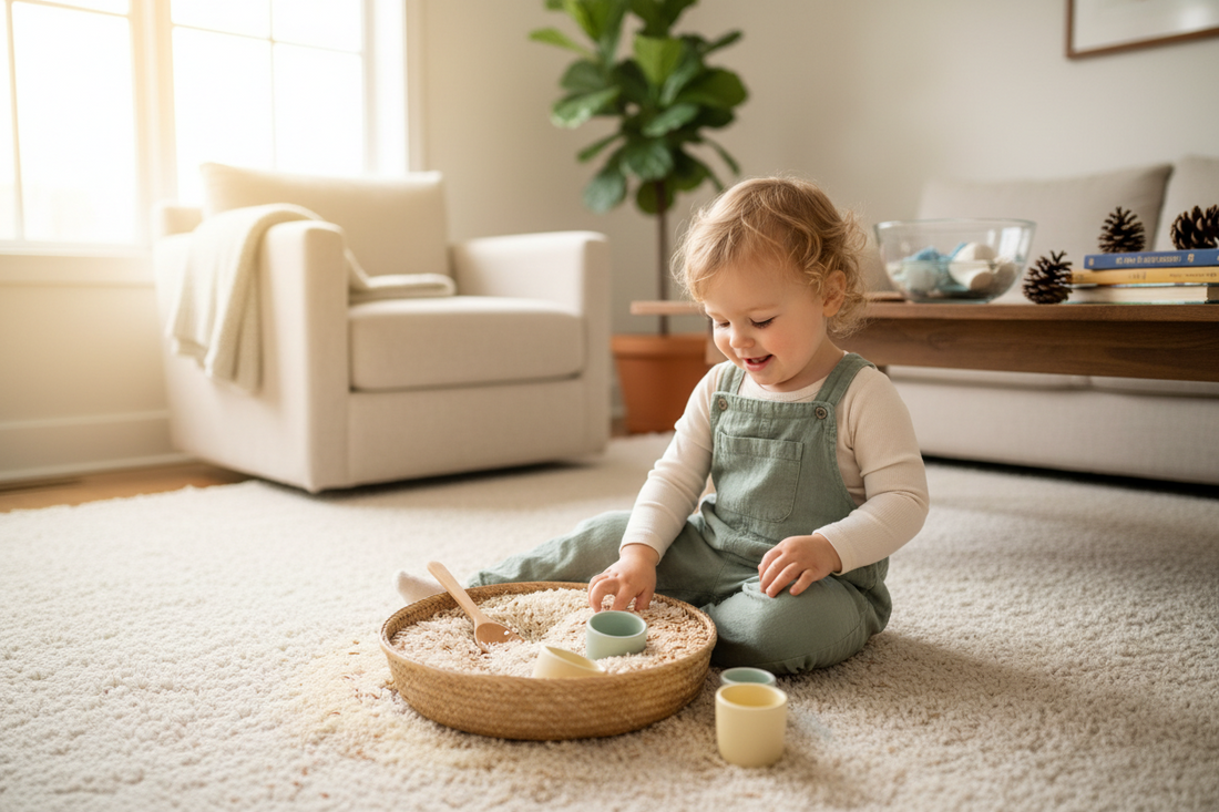 Sensory Play Ideas for Toddlers at Home  (No Mess, No Stress, No Cost)