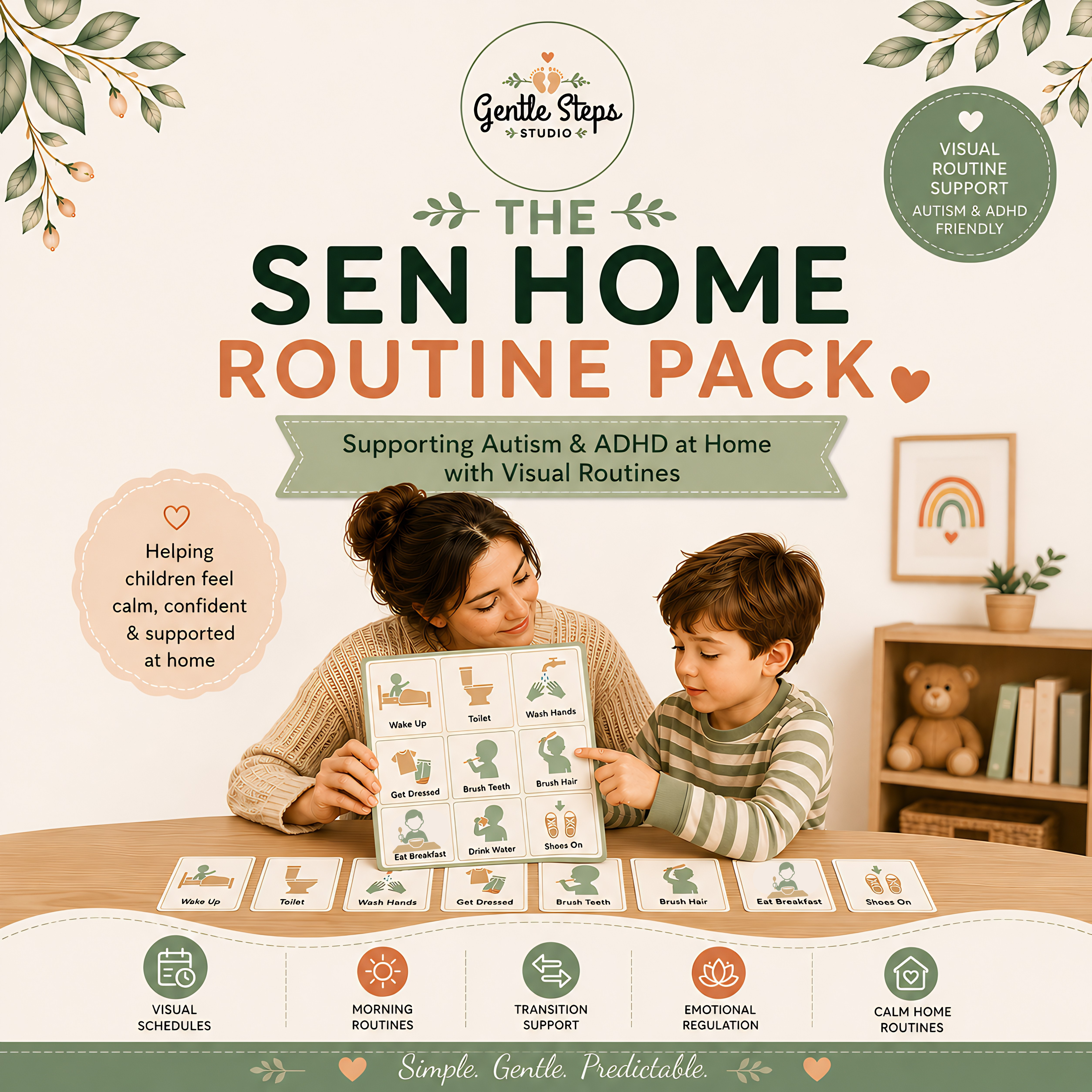 SEN Home Routine Pack – Visual Supports for Autism & ADHD