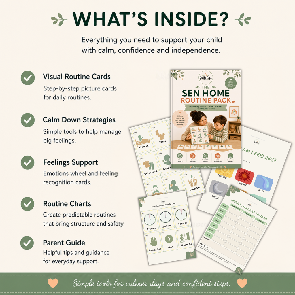 SEN Home Routine Pack – Visual Supports for Autism & ADHD