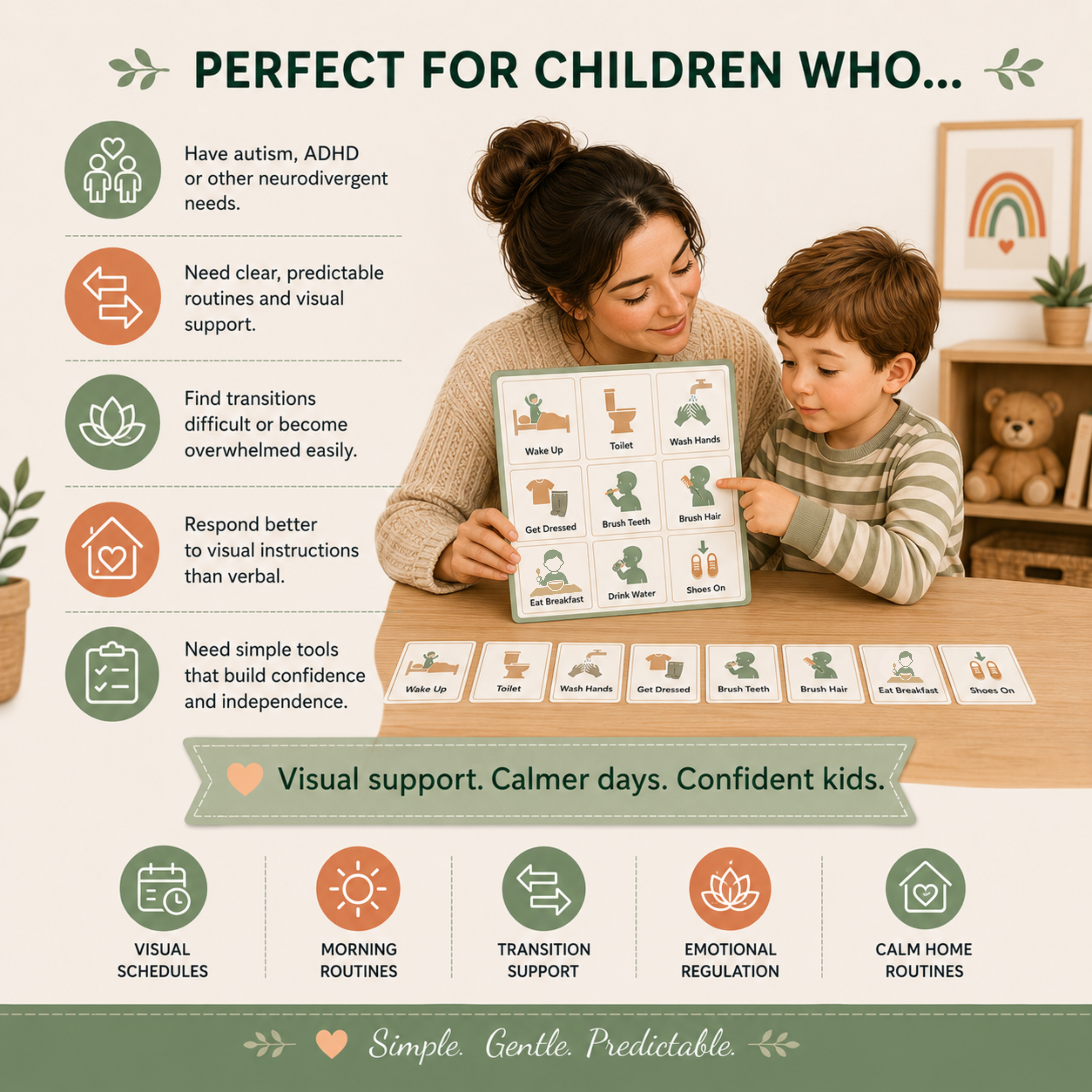 SEN Home Routine Pack – Visual Supports for Autism & ADHD