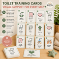 Toilet Training Visual Cards | Printable Toilet Routine Cards for Toddlers | Potty Training Visual Schedule | Boys & Girls PDF
