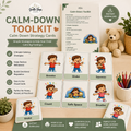 Calm Down Toolkit for Toddlers | Printable Calm Down Cards | Emotional Regulation Activities | Preschool & Nursery Printable