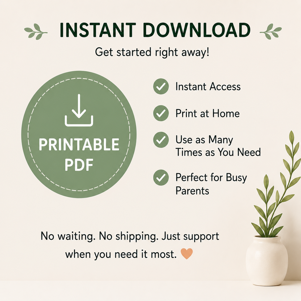 Big Feelings Pack for Toddlers | Emotional Regulation & Calm Down Printable Toolkit for Ages 2–5