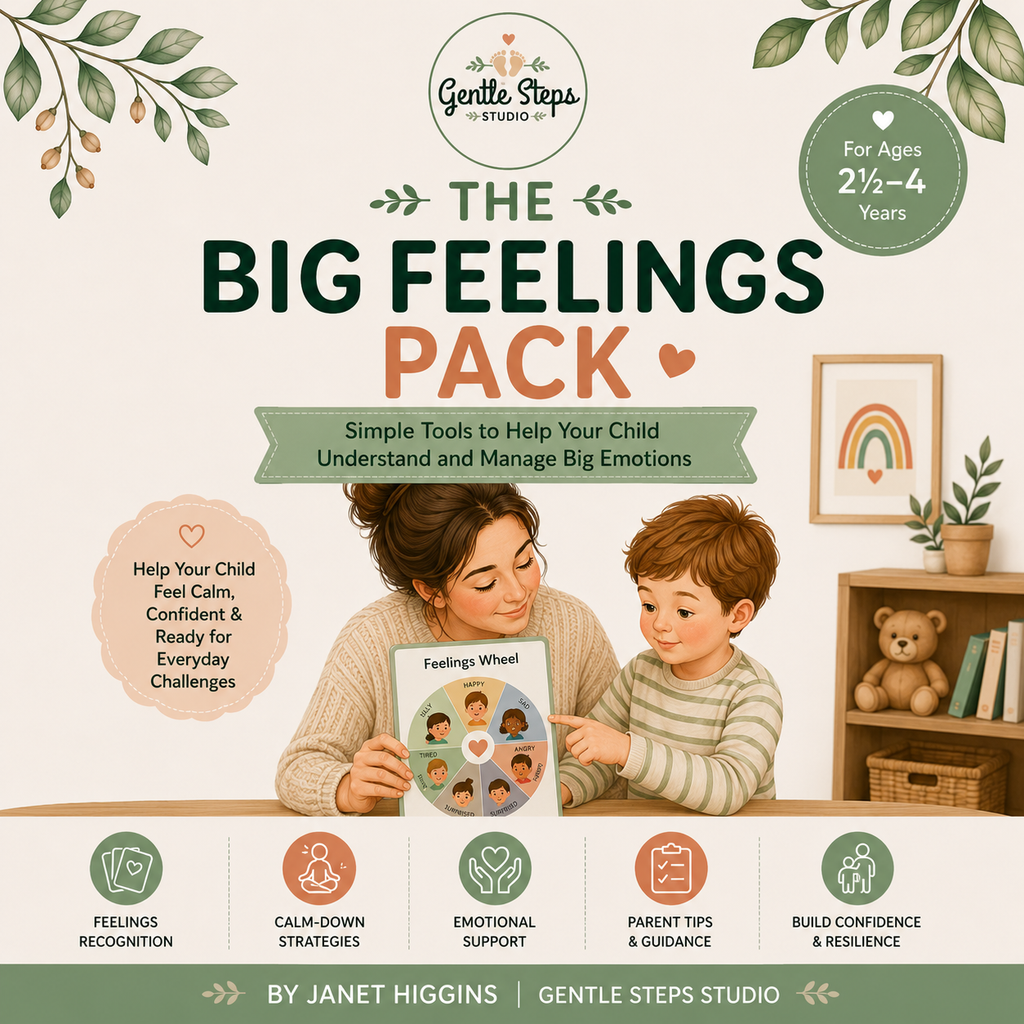 Big Feelings Pack for Toddlers | Emotional Regulation & Calm Down Printable Toolkit for Ages 2–5