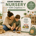 4-Week Nursery Countdown Tracker | Printable Nursery Readiness Plan for Toddlers